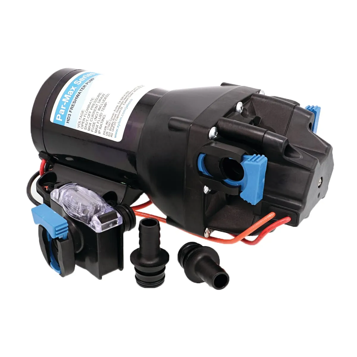 Freshwater Delivery Pump, rated up to 3 GPM, 40 PSI Shutoff, 12 VDC