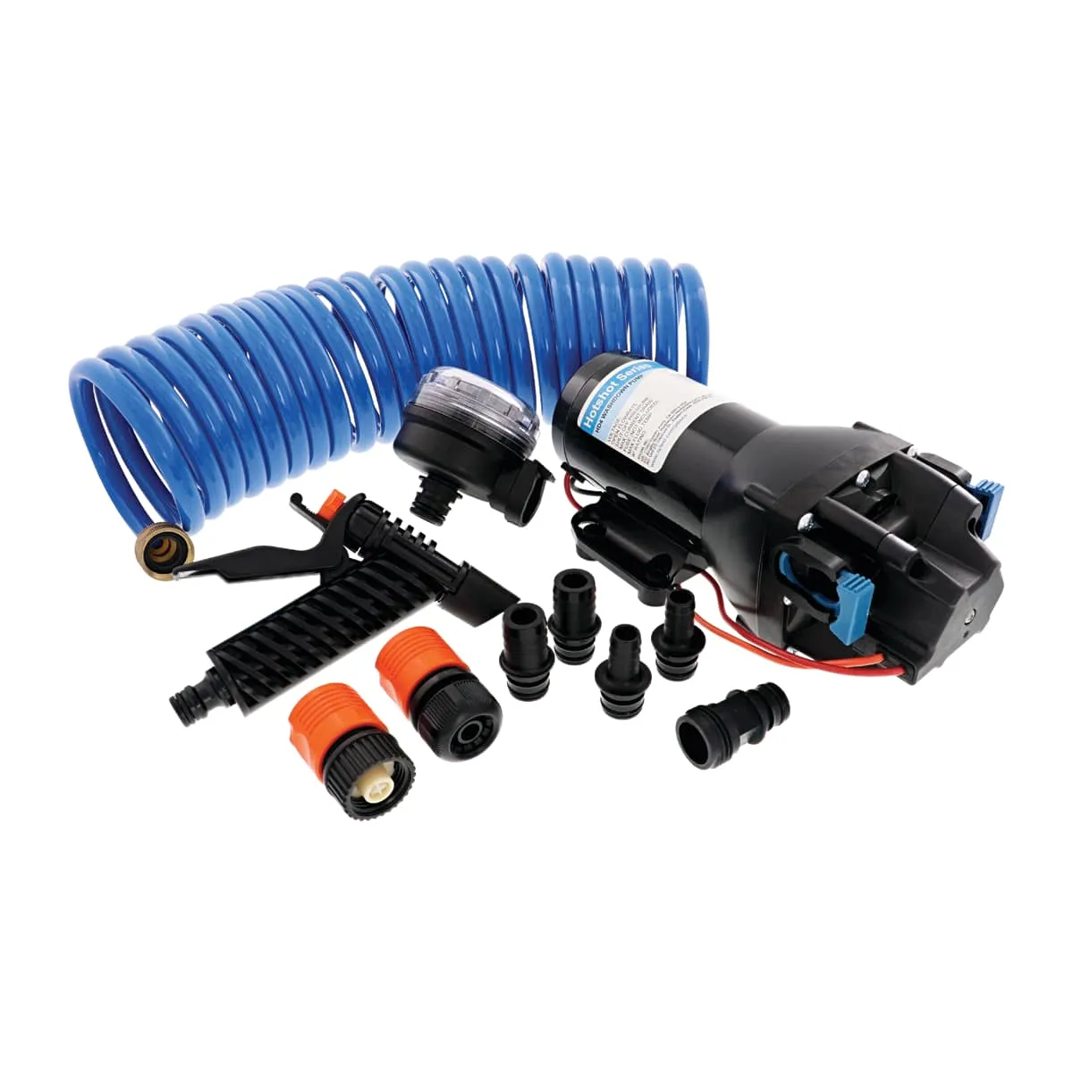 Marine Washdown Pump, rated up to 4 GPM, 60 PSI Shutoff, 12 VDC