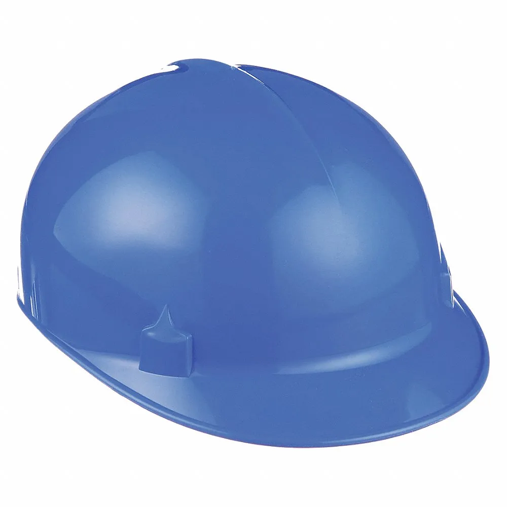 Bump Cap, Blue, Pinlock, Polyethylene, Basic Colors