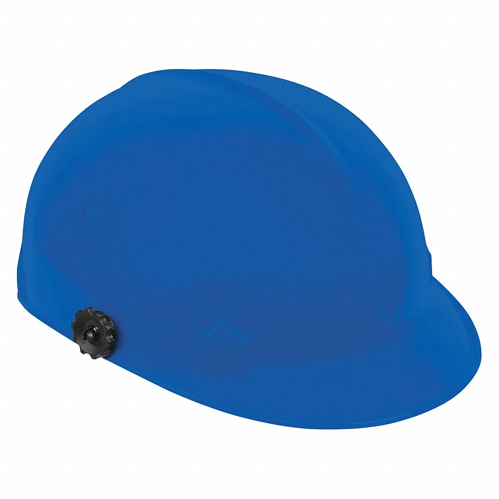 Bump Cap, Blue, Pinlock, Polyethylene, Basic Colors