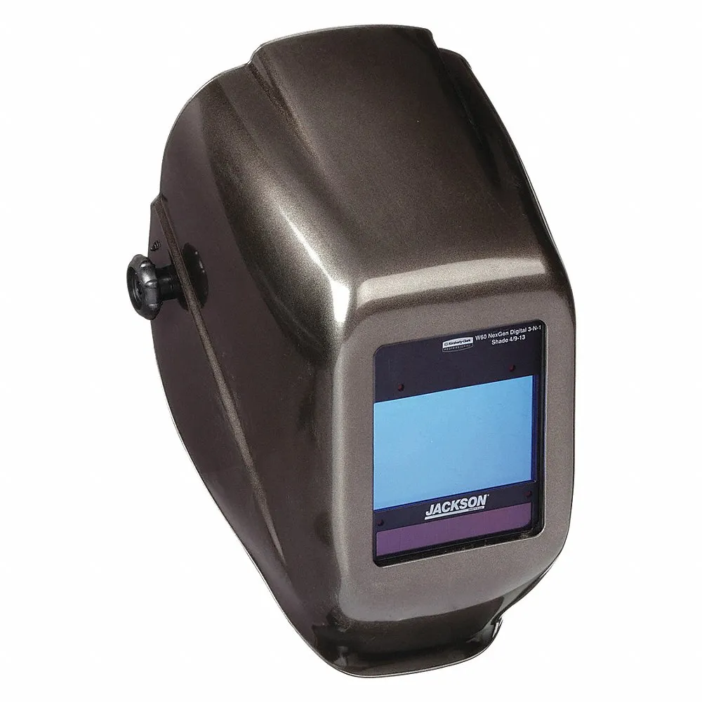 Welding Helmet, Auto-Darkening, 4 Arc Sensors, Black, W9 to W13, 3.8 Inch x 2.35 Inch Size