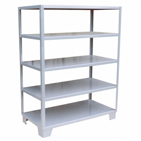 JAMCO WN148GP Metal Shelving, Medium-Duty, Standalone, 48 Inch x 18 in, 66 Inch Overall Ht, 5 Shelves | CR4YNK 8EAM2