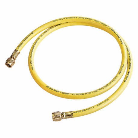 Charging/Vacuum Hose, 3/8 Inch Female Connection Size, 0 Deg Angle, 1 Hoses