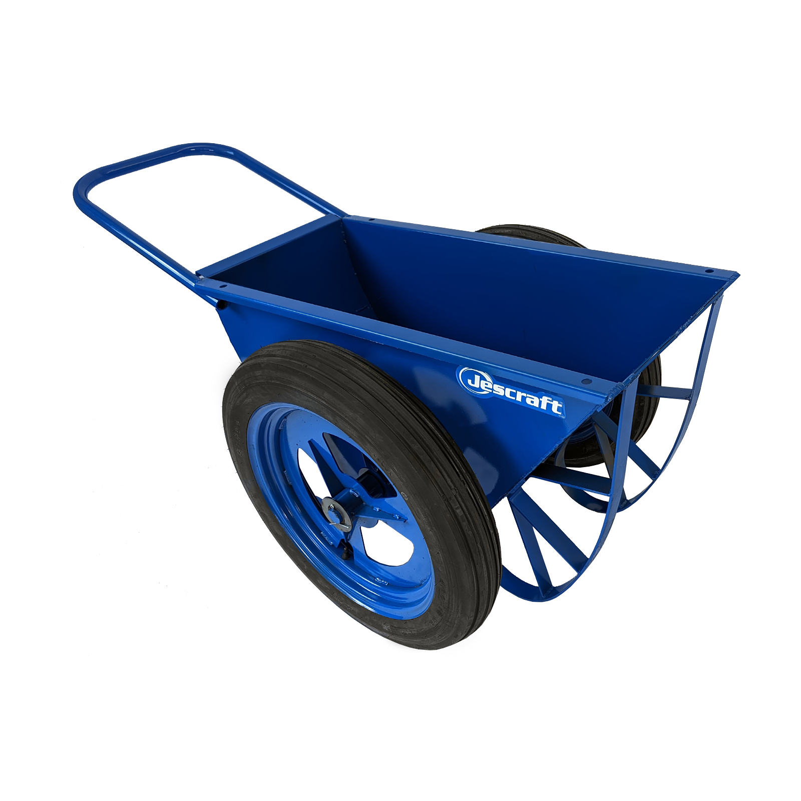 JESCRAFT JB-80 Concrete Buggy, 8 cu. ft. Capacity, 27 Inch Pneumatic Wheels | CJ6NJN