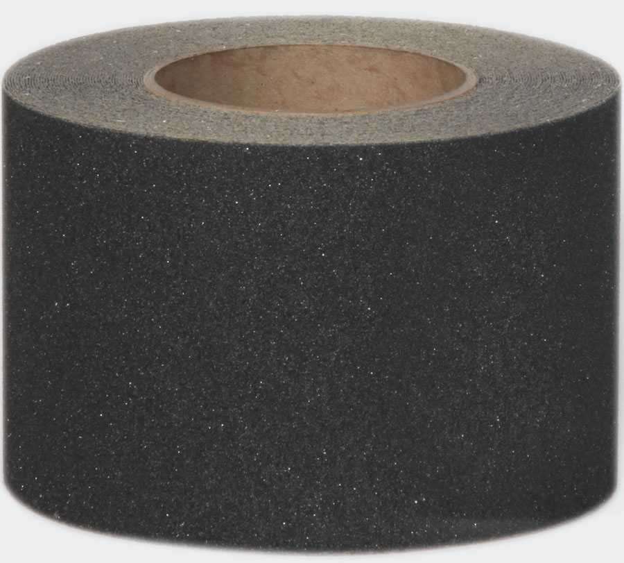 JESSUP MANUFACTURING 3100-4 Antislip Tape, Silicon Carbide, Size 4 Inch x 60 Feet, Black | CD6MFA