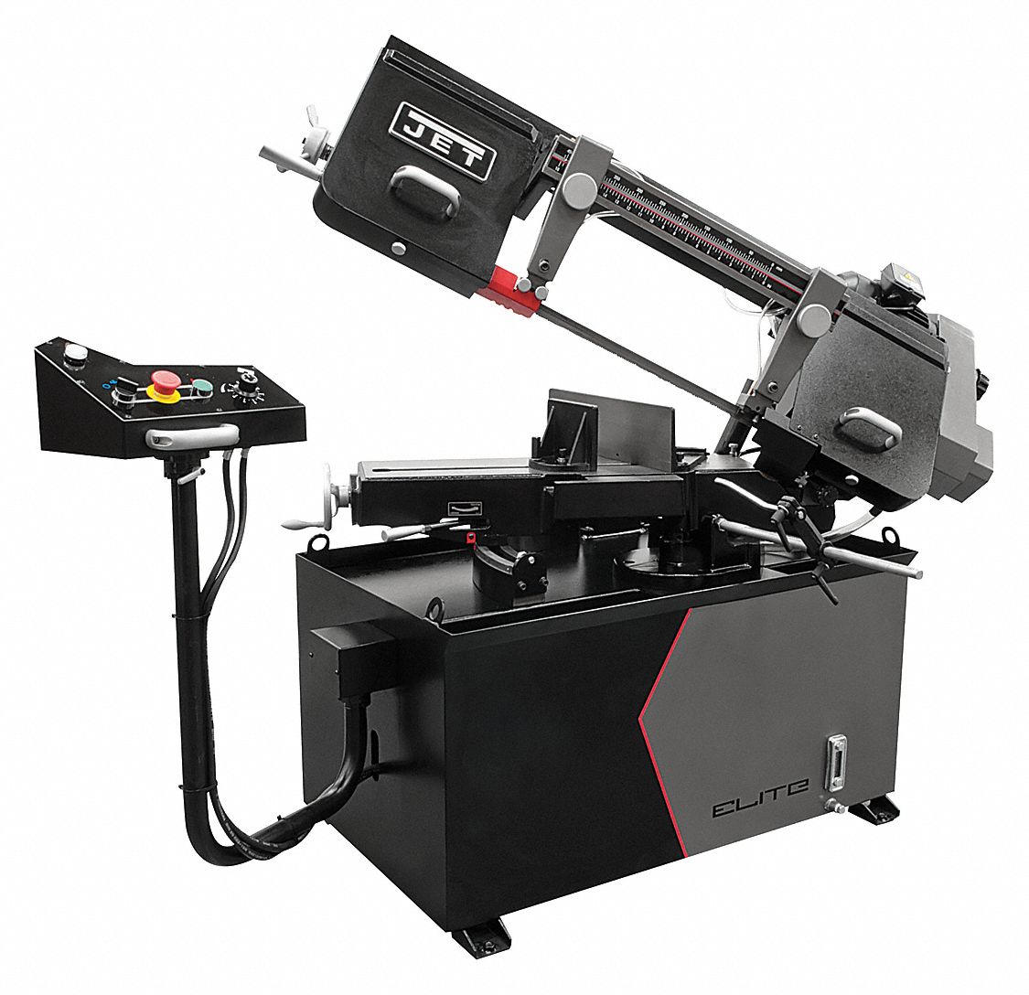 JET ELITE 891020 Band Saw, 13 1/4 Inch x 2 in/13 Inch x 5 1/4 in, 82 to 310, 45 Deg, 90 Deg, 1 Phase | CR4ZNT 20UT91