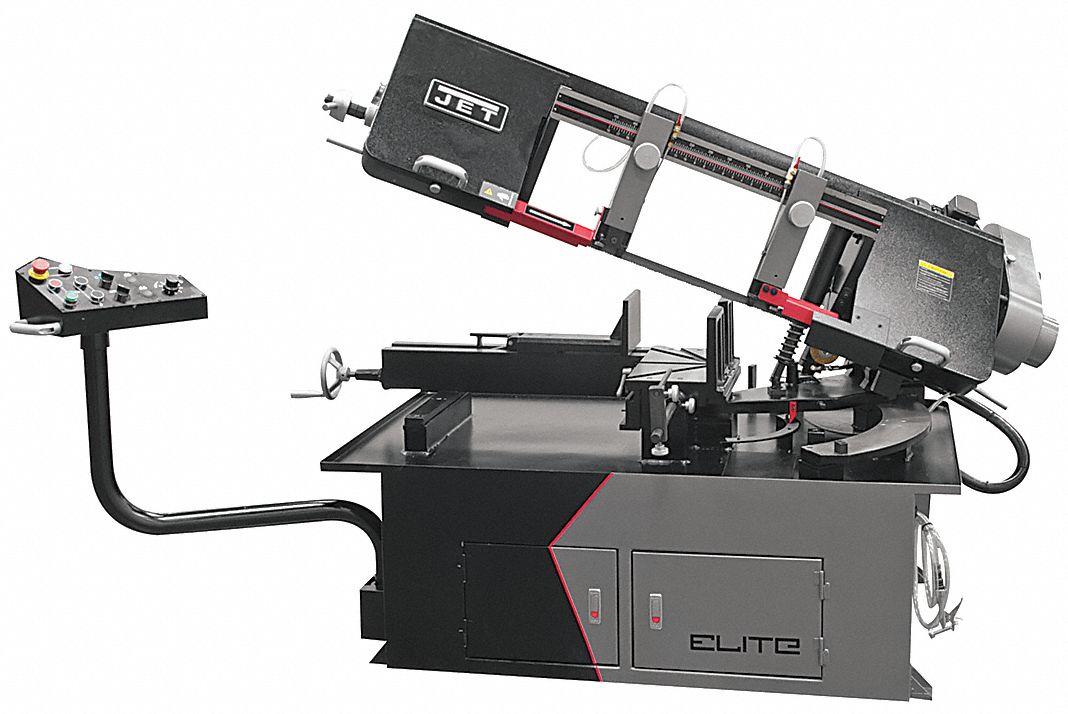 JET ELITE 891070 Band Saw, 10 Inch x 17 in, 53 to 275, 45 Deg Left to 60 Deg Right, 3 Phase, 230/460VAC | CR4ZNR 20UT89