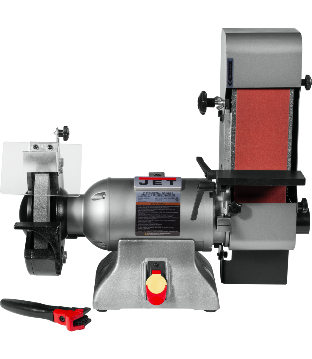 Combination Industrial Grinder, 4 X 36 Inch Belt Sander