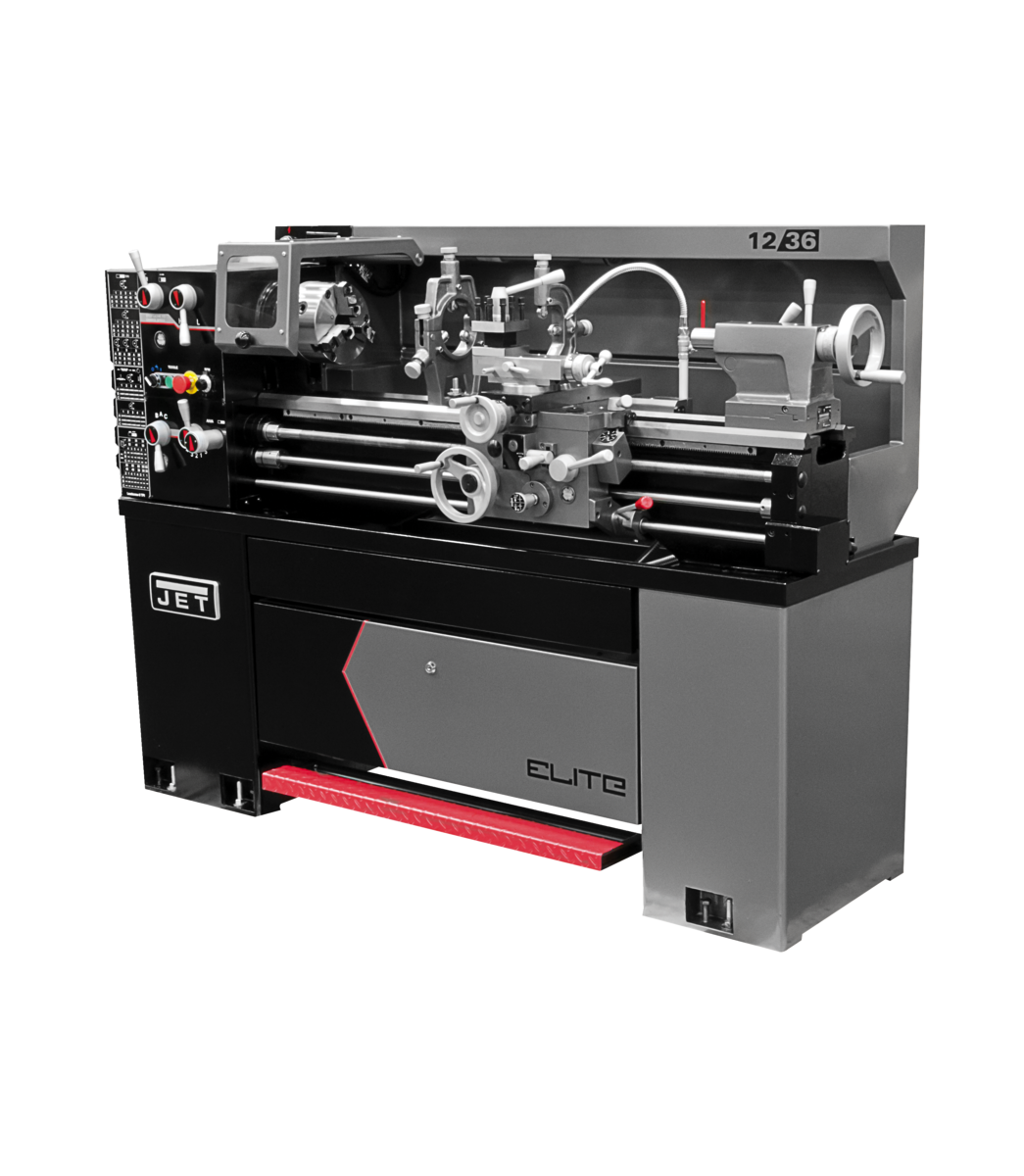 Benchtop Lathe, Acu-Rite DRO, Taper Attachment