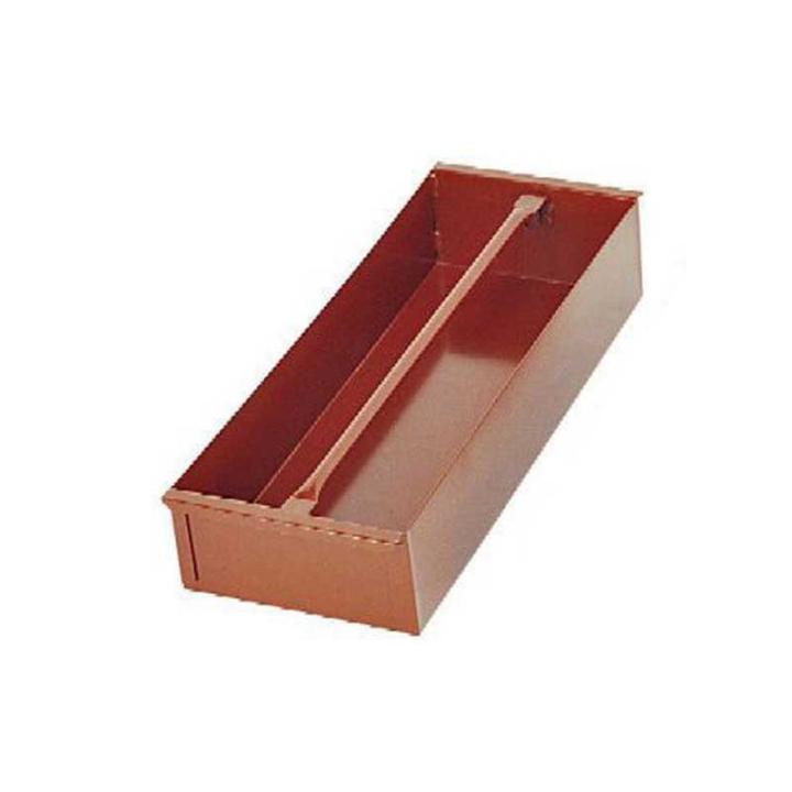 Removable Tray, 18.187 x 8 x 4 Inch Size, Brown, Steel