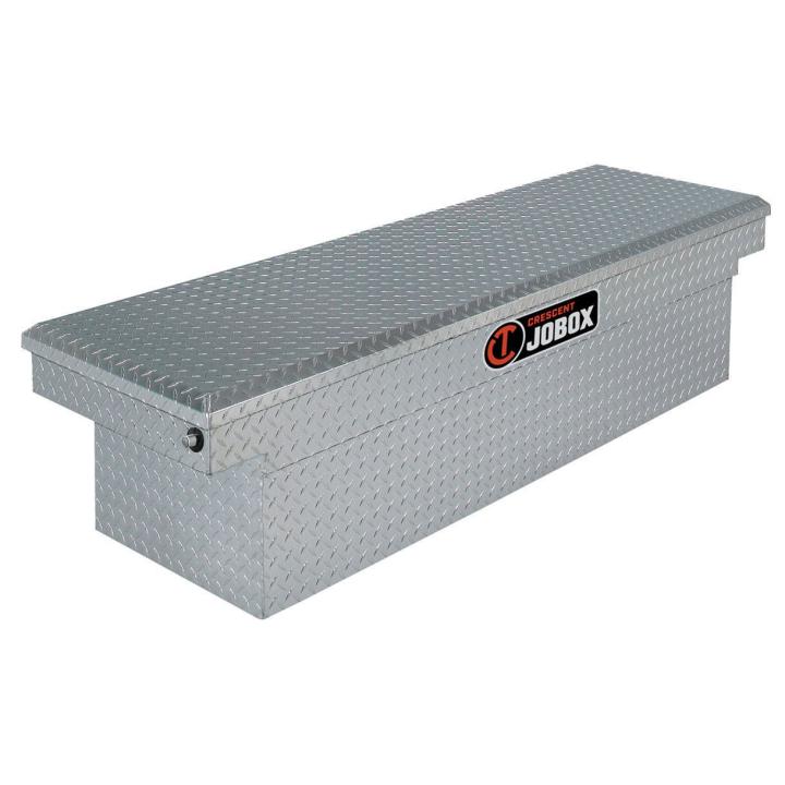 JOBOX PAC1580000 Crossover Truck Box, Single Lid, 70.125 x 20.88 x 14.25 Inch Size, Bright, Aluminium | AD9AQK 4NY50