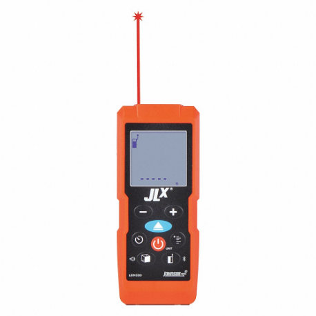 JOHNSON LDM330 LEVEL & TOOL Laser Distance Meter, 330 ft Max Measuring Distance, ±1/16 Inch, AAA | CR6BHF 492U69