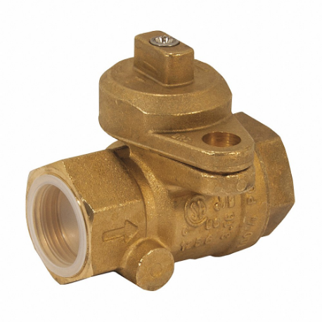 JOMAR VALVE 240-004B Gas Ball Valve, 3/4 Inch Pipe, 600 PSI, -40 Deg to 300 Deg F | CR6BML 36FN29