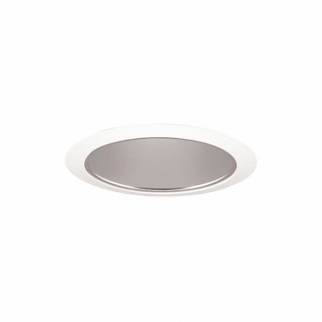 JUNO LIGHTING GROUP 27 HZWH Recessed Down Light Trim, 6 Inch Nominal Size, Flat Ceiling, White, 75 W Max Watt | CR6CDU 45DL60