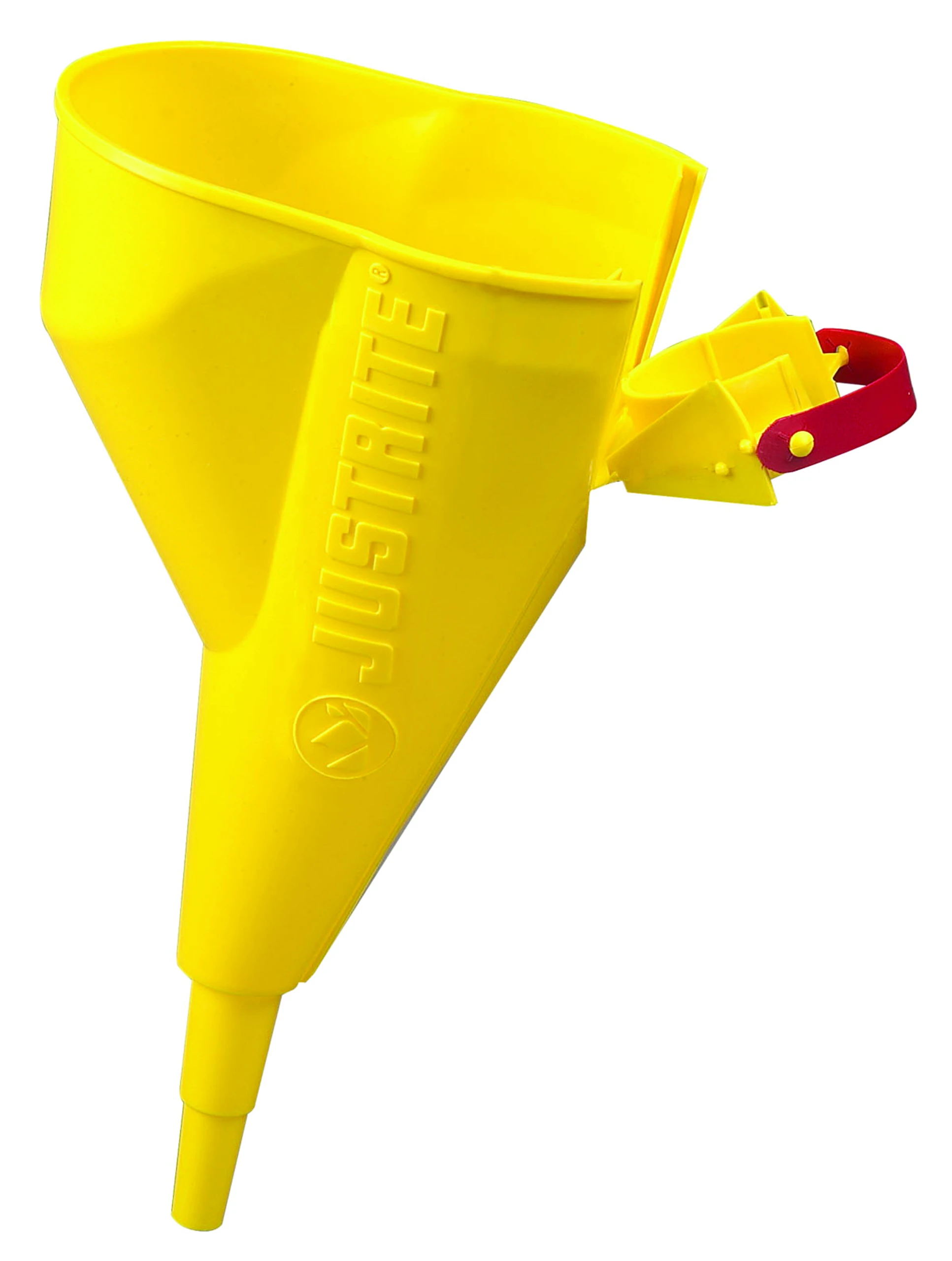 JUSTRITE 11202Y Funnel, 11 x 1/2 Inch Size, Yellow | AC8HVZ JCN11202YL