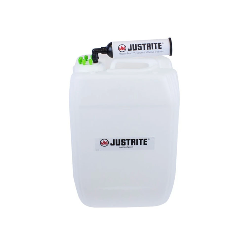 JUSTRITE 12837 Carboy With Filter, Hdpe, 20L, 70 Cap, 6 x 1/16 Inch Size | CD8DKR