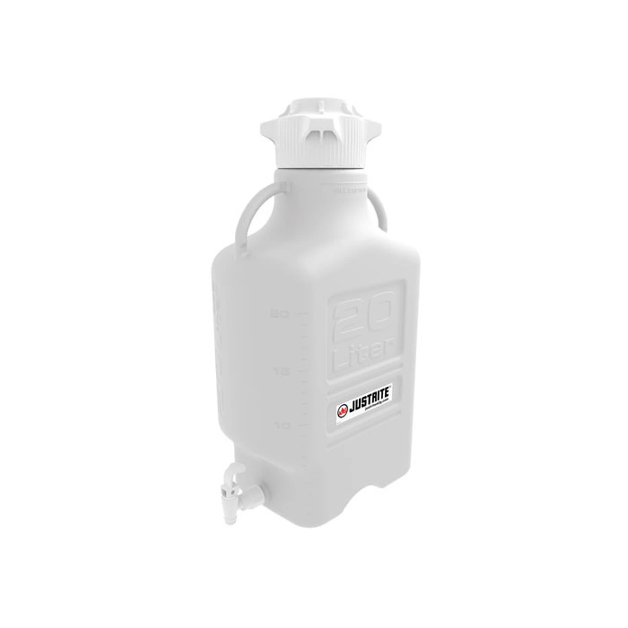 JUSTRITE 12941 Carboy, Polypropylene, 20L, 120 Cap | CD8DQC