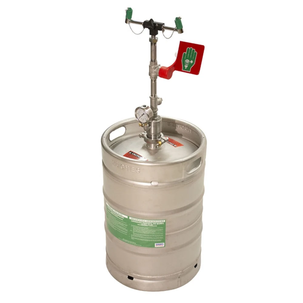 JUSTRITE 15GEW Potable Self-Contained Emergency Eye Wash, Pressurized, 15 Gallon | CD8DQU