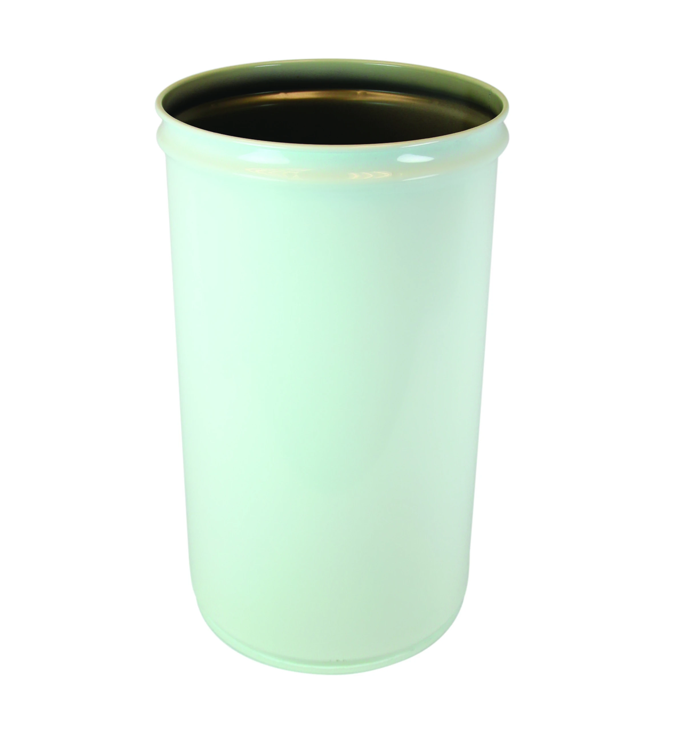 JUSTRITE 26054W Waste Receptacle, Safety Drum Can only, Metal, 34-1/2 Inch Height, White | AA6QWB 14N873