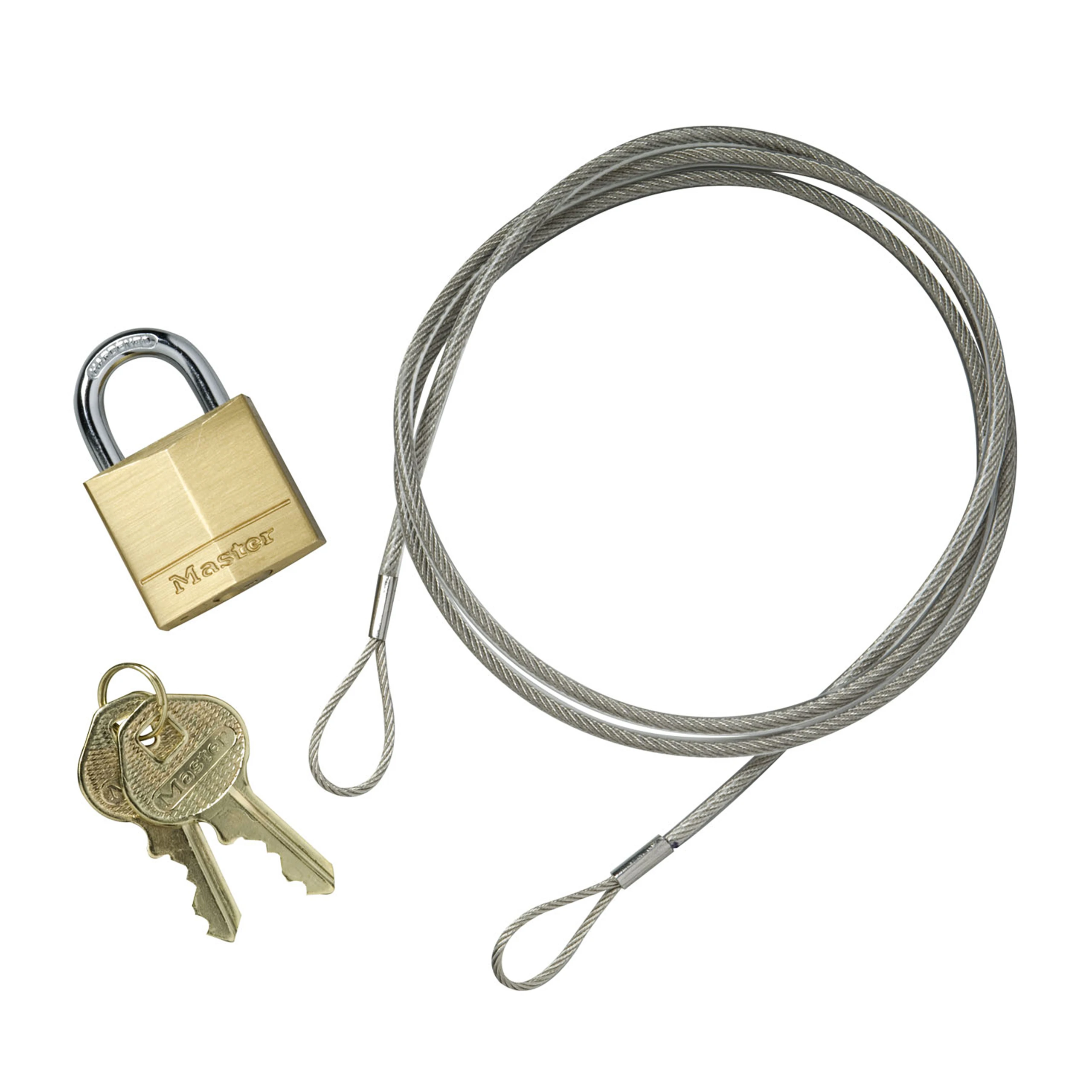 JUSTRITE 268505 Metal Anchoring Cable Kit With Padlock | AA6QWH 14N881