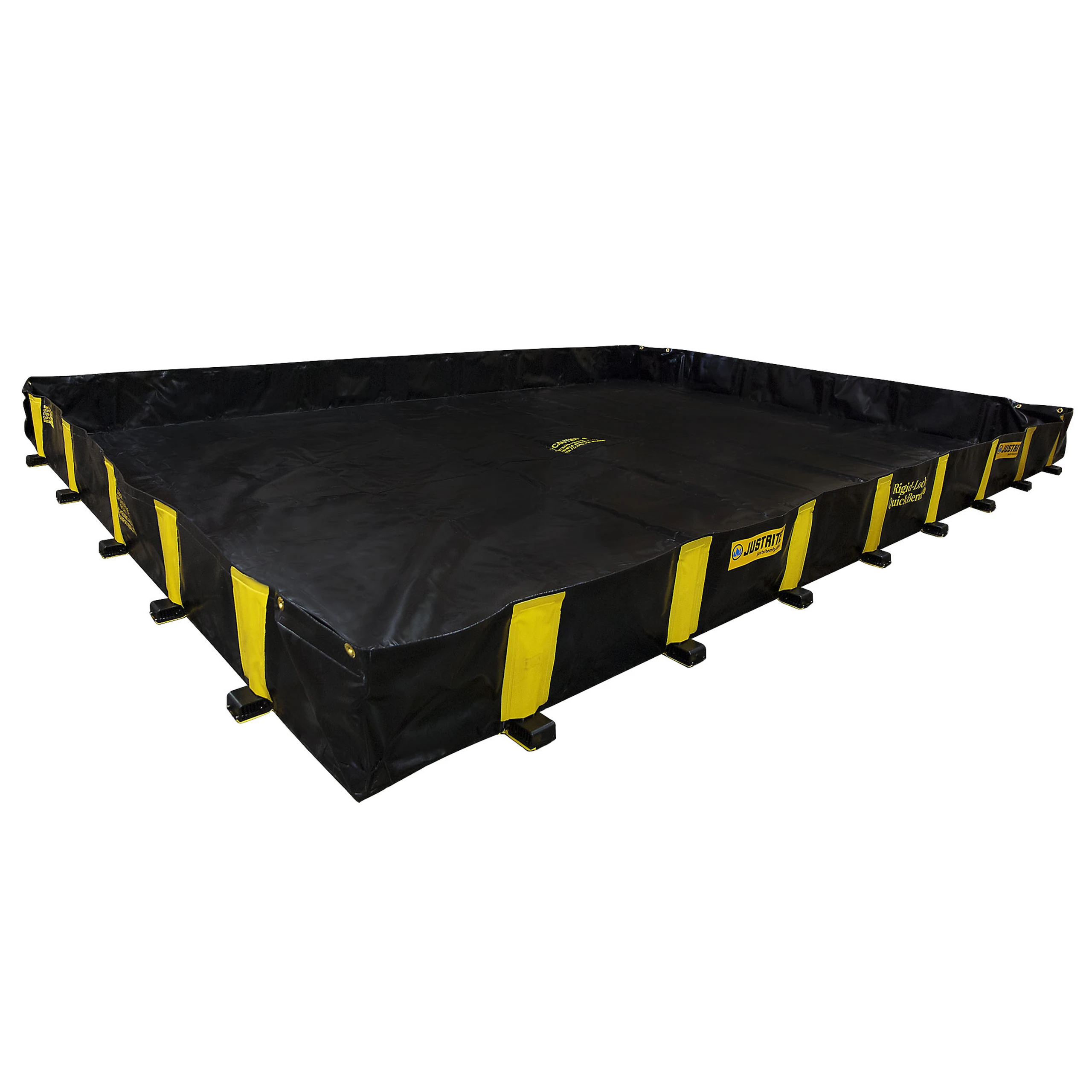 JUSTRITE 28530 Drive Over Berm, 2390 Gallon, Black | AH3QDQ JEN28530BL