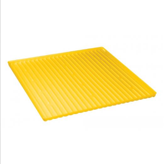 JUSTRITE 29050 Shelf Tray for Safety Cabinet, 2/4 Gallon, Yellow | CH6GHF