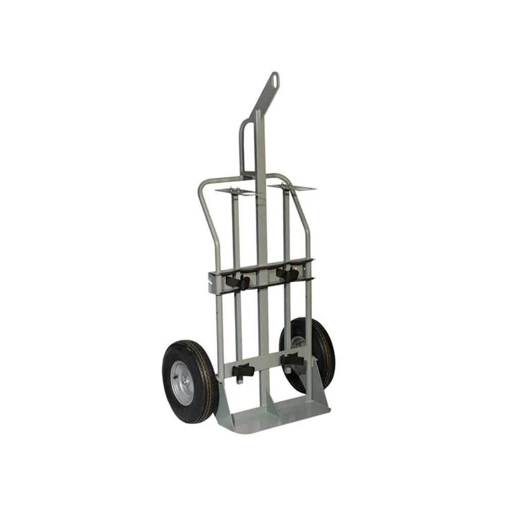 JUSTRITE 35034 Gas Cylinder Hand Truck With Hoist Ring, 2 Cylinders, 16 Inch Pneumatic Wheels | CD8DCZ