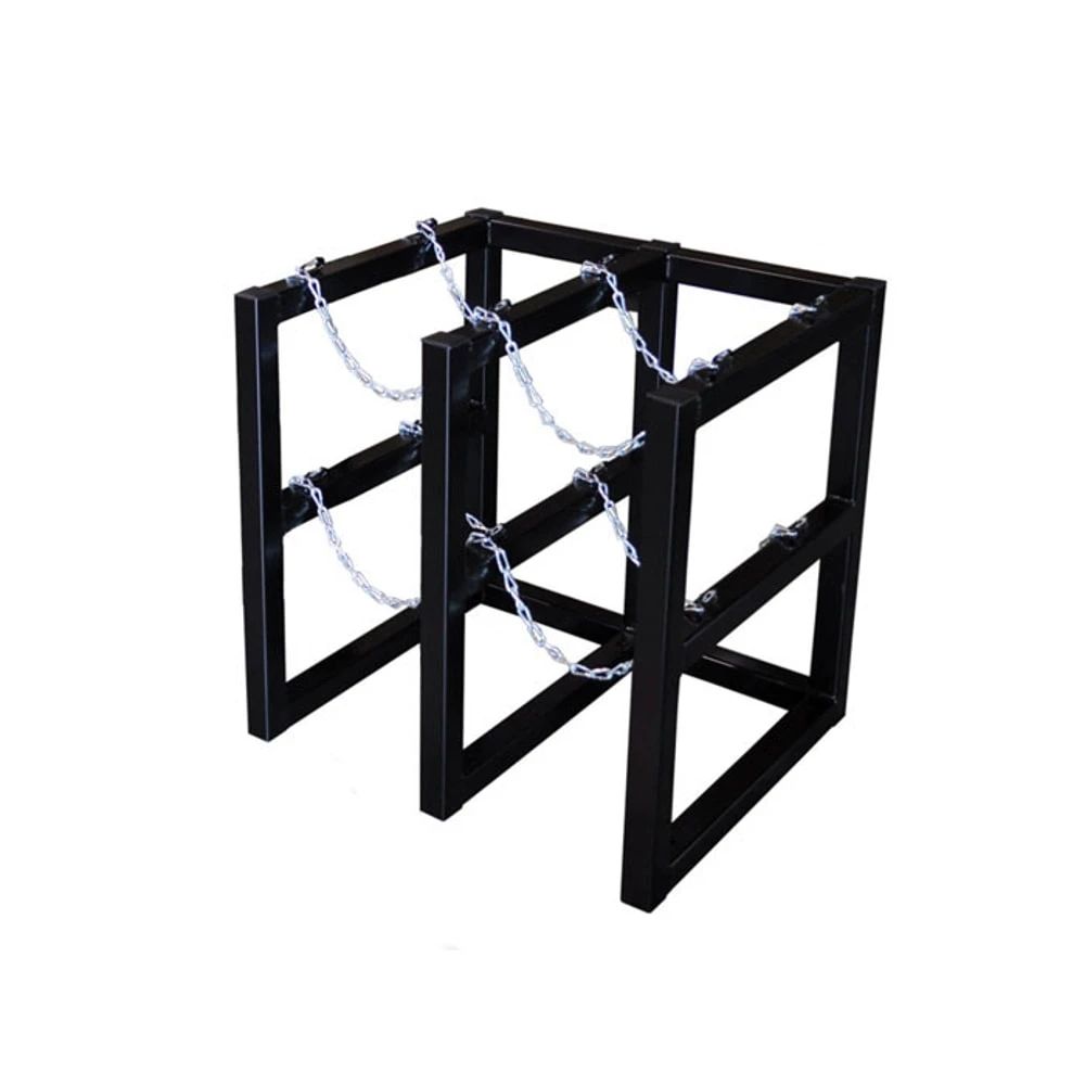JUSTRITE 35106 Gas Cylinder Storage Rack, 2 x 2 Feet Size, Steel | CD8DDU