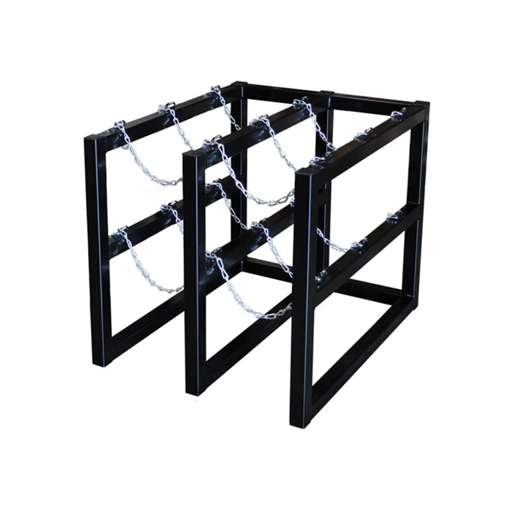 JUSTRITE 35112 Gas Cylinder Storage Rack, 2 x 3 Feet Size, Steel | CD8DDW