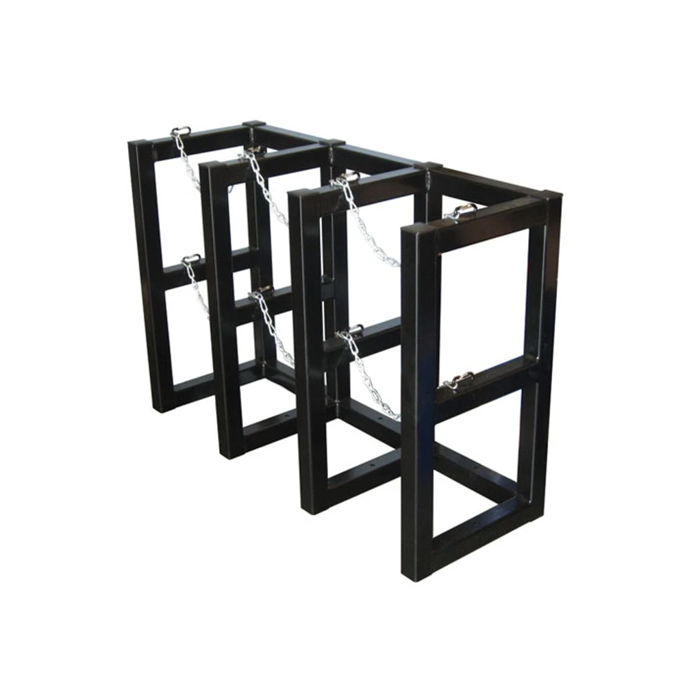 JUSTRITE 35122 Gas Cylinder Storage Rack, 3 x 1 Feet Size, Steel | CD8DDY