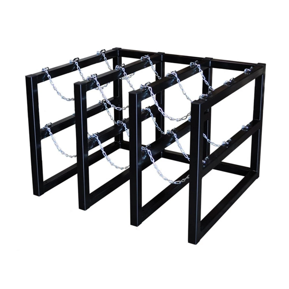 JUSTRITE 35134 Gas Cylinder Storage Rack, 3 x 3 Feet Size, Steel | CD8DEA