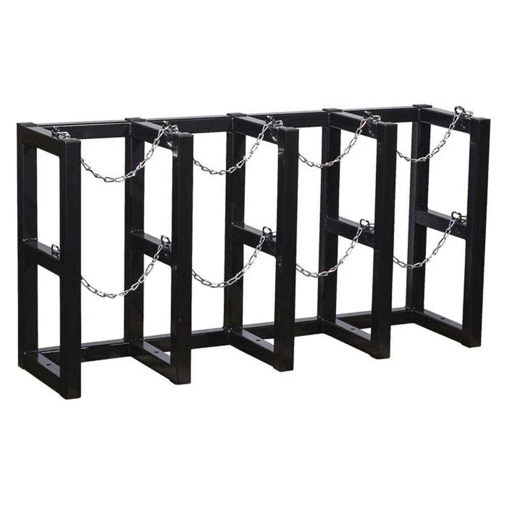 JUSTRITE 35144 Gas Cylinder Storage Rack, 4 x 1 Feet Size, Steel | CD8DEC