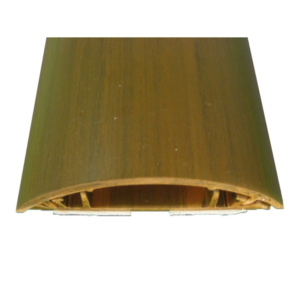 Kable Kontrol Wire Hider PVC Floor Cord Cover, 36 Inch, Dark Oak