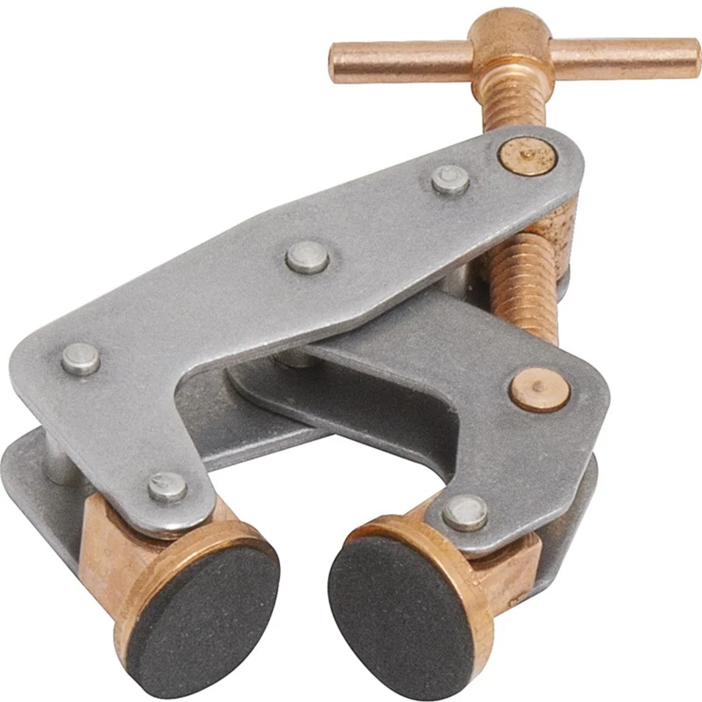 KANT-TWIST K010TP Cantilever Clamp, 1 Inch Jaw Opening, Round Flat Pad Jaws | CD8YNW