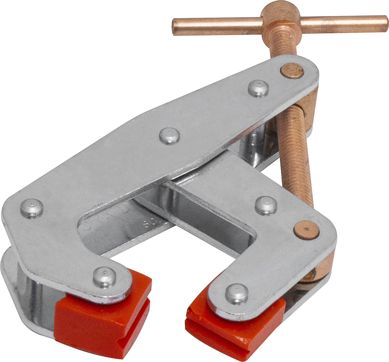 KANT-TWIST K030TU Lever Clamp, T-Handle, Polyurethane Jaws, 3 Inch Opening | CD8YQC