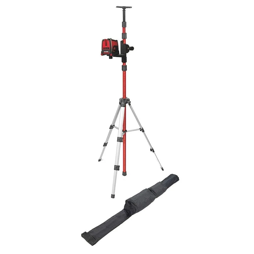 873 PROLASER VECTOR Cross, 90 Laser Level, Pole Tripod(Red)