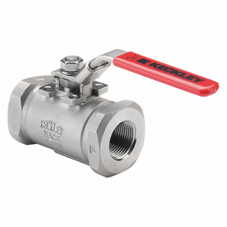 KECKLEY BVS6THRSSPGSL-100 Ball Valve, 1 Inch Pipe, 6000 PSI CWP, -50-500 Deg F, Female NPT | CR6HVG 52RV98