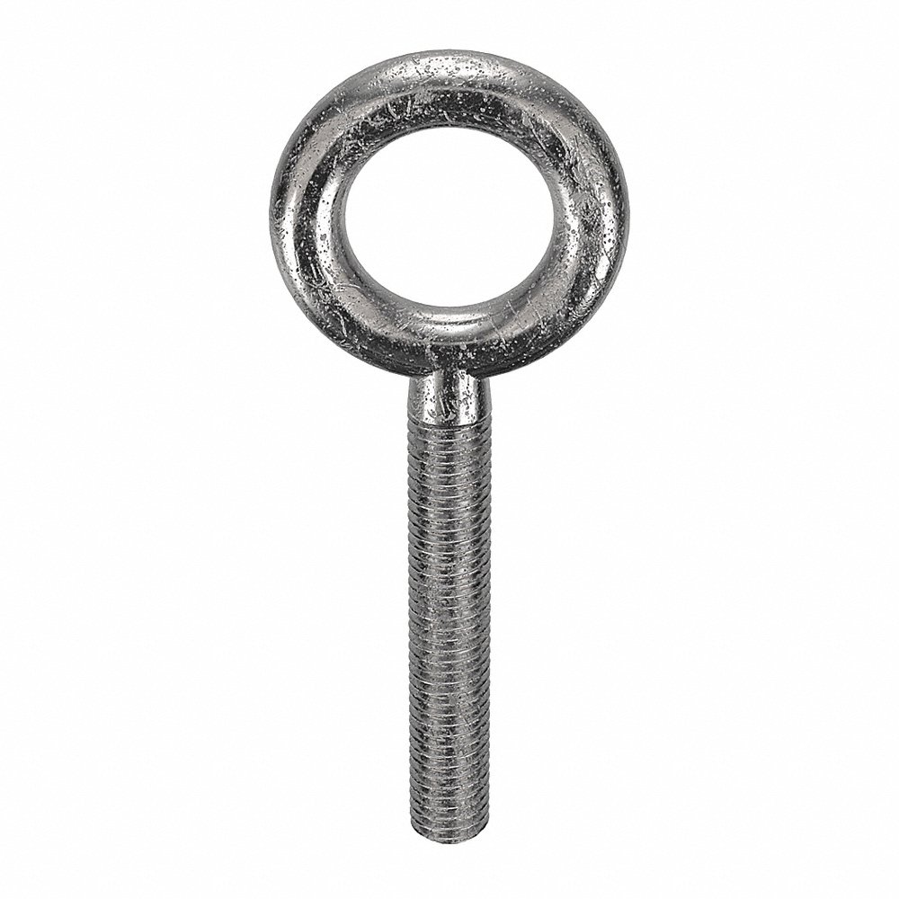 KEN FORGING K2005-3-SS Eye Bolt, 2,400 Lb Working Load, Stainless Steel, 1/2-13 Thread Size | CG8WGL 19L159