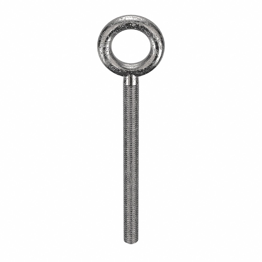KEN FORGING K2005-6-SS Eye Bolt, 2,400 Lb Working Load, Stainless Steel, 1/2-13 Thread Size | CG8WGQ 19L160