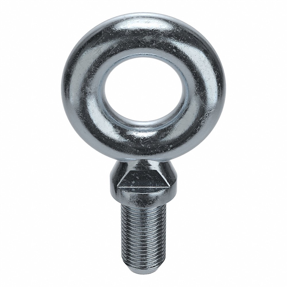 KEN FORGING K2037-ZN Eye Bolt, 56,000 Lb Working Load, Steel, 2-1/2-4 Thread Size | CG8WMF 19L063