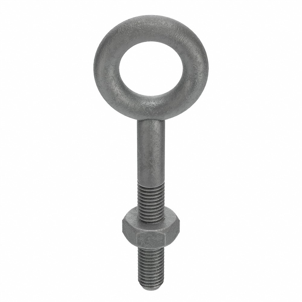 KEN FORGING N2007-8 Eye Bolt, Without Shoulder, 5/8-11 X 10.50 Inch Overall Length | AD3HKL 3ZHJ8