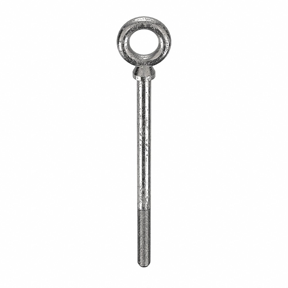 KEN FORGING N2028-SS-12 Eye Bolt, With Shoulder, Stainless Steel, 3/4-10 Thread Size, 15.38 Inch Overall Length | AC9ZYK 3LWC9