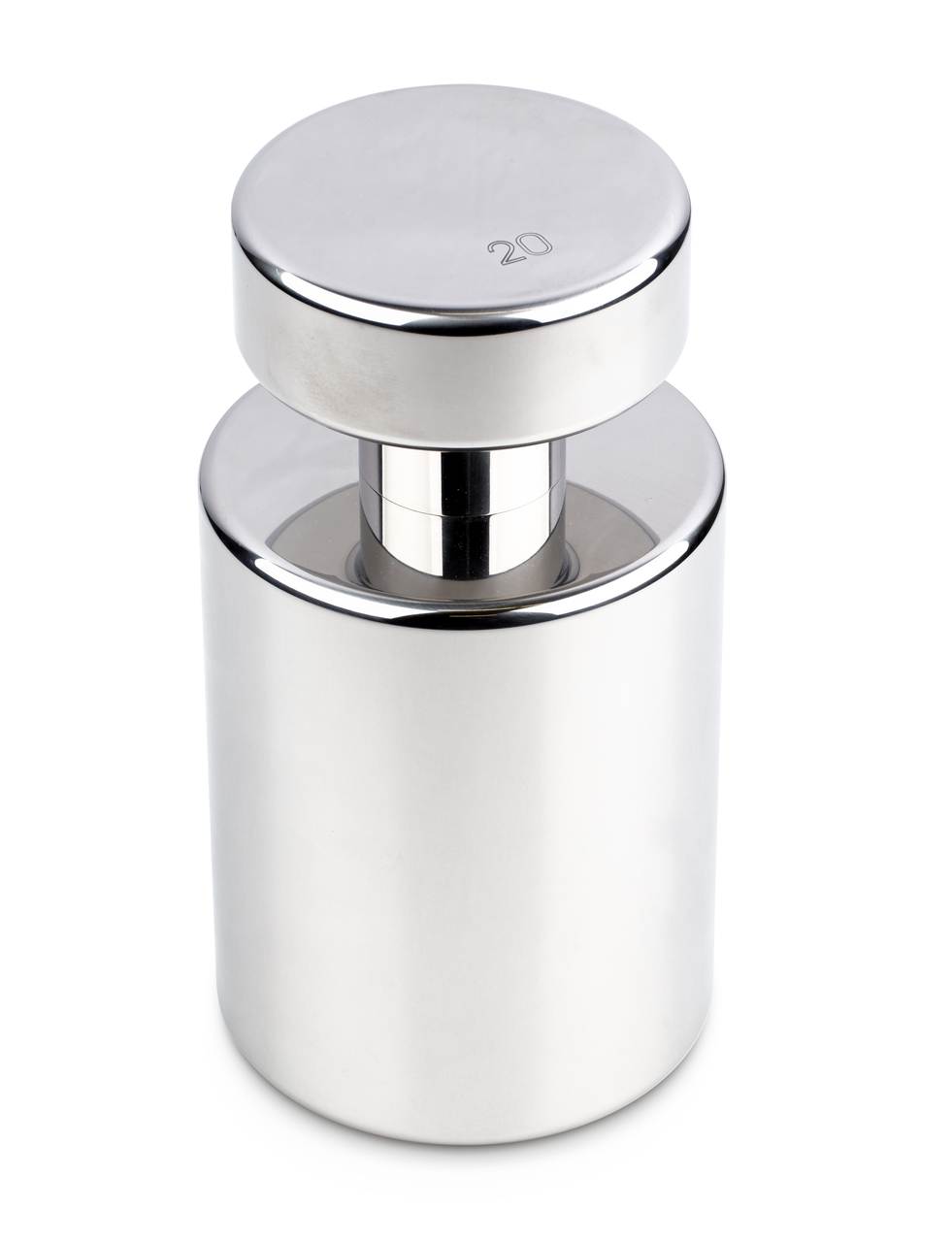 KERN AND SOHN 327-15 Test Weight, 129 x 245mm Cylinder Dimension, 20Kg Nominal Value | CE8FQJ