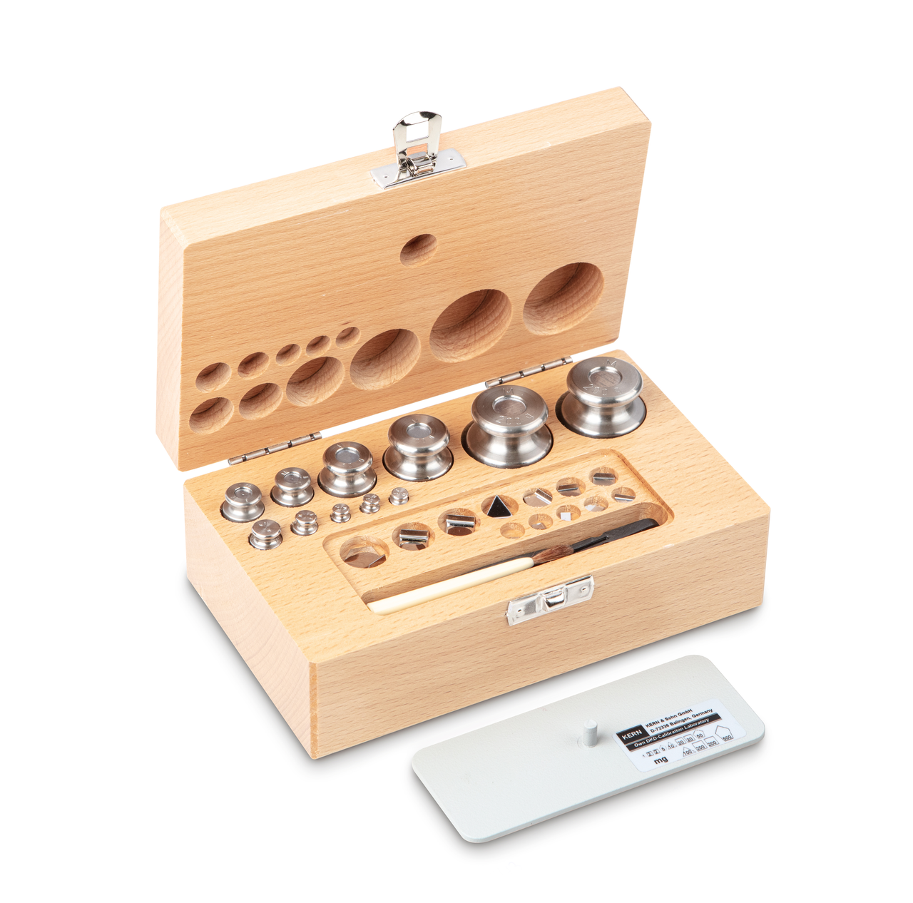 KERN AND SOHN 343-04 Weight Set, 1mg And 200g, Fine Turned Stainless Steel | CE8FWZ