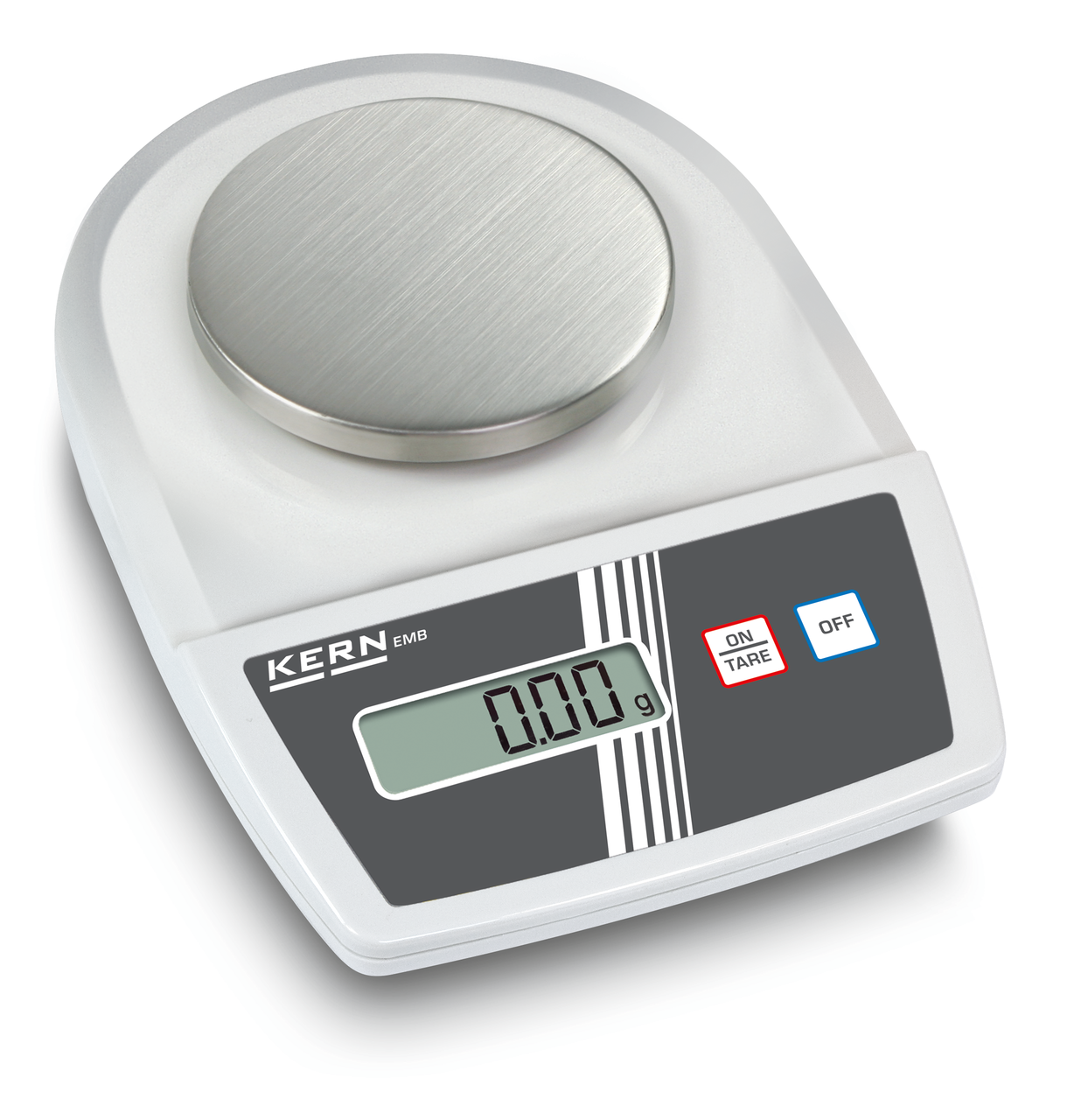 KERN AND SOHN EMB-A02 Weighing Plate, 105mm Diameter, Stainless Steel | CE8JHW