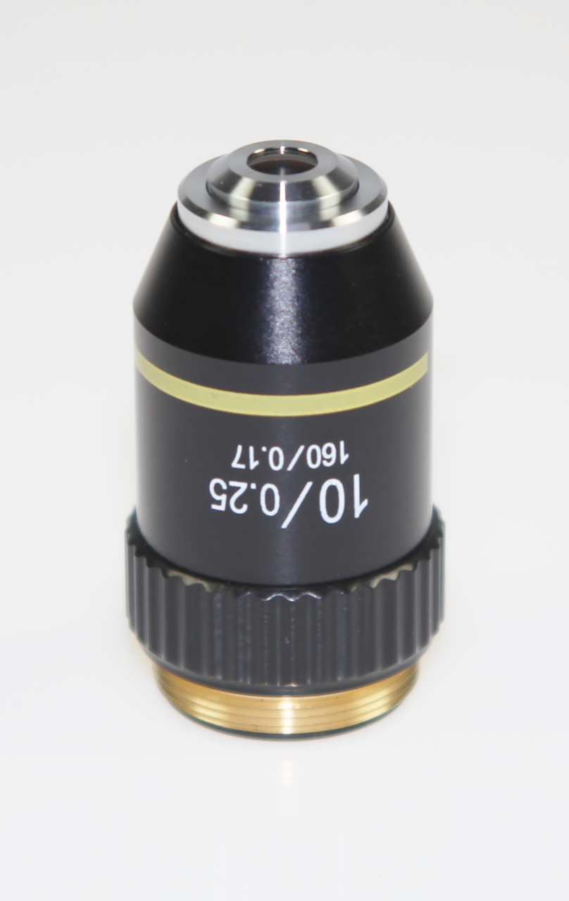 KERN AND SOHN OBB-A1247 Infinity Planachromatic Objective Lens, 2.5x Magnification | CE8KTG