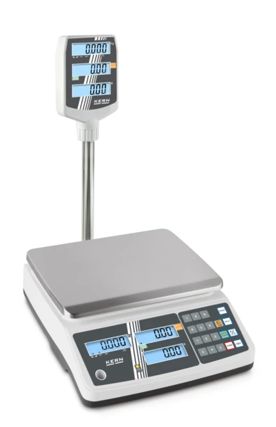 KERN AND SOHN RPB 15K2DHM Price Computing Balance, 6 And 15Kg Max. Weighing, 2 And 5g Readability | CE8LYE / RFC 15K3HM