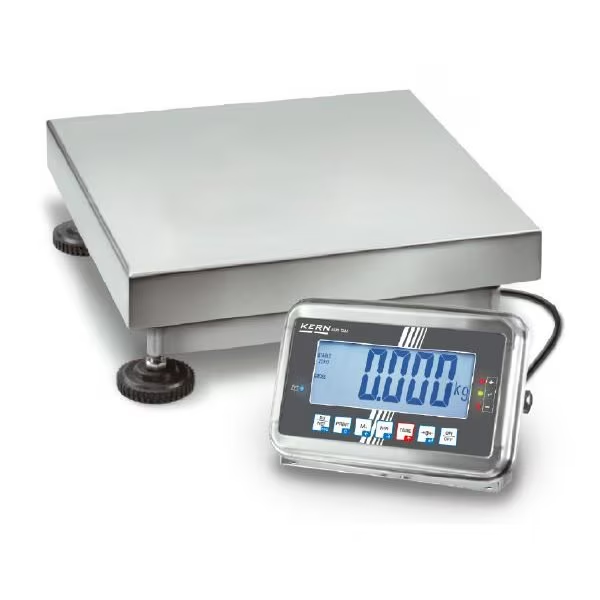 KERN AND SOHN SFB 100K-2XLM Industrial Scale, Stainless Steel, 150Kg Max. Weighing, 50g Readability | CJ7AFP