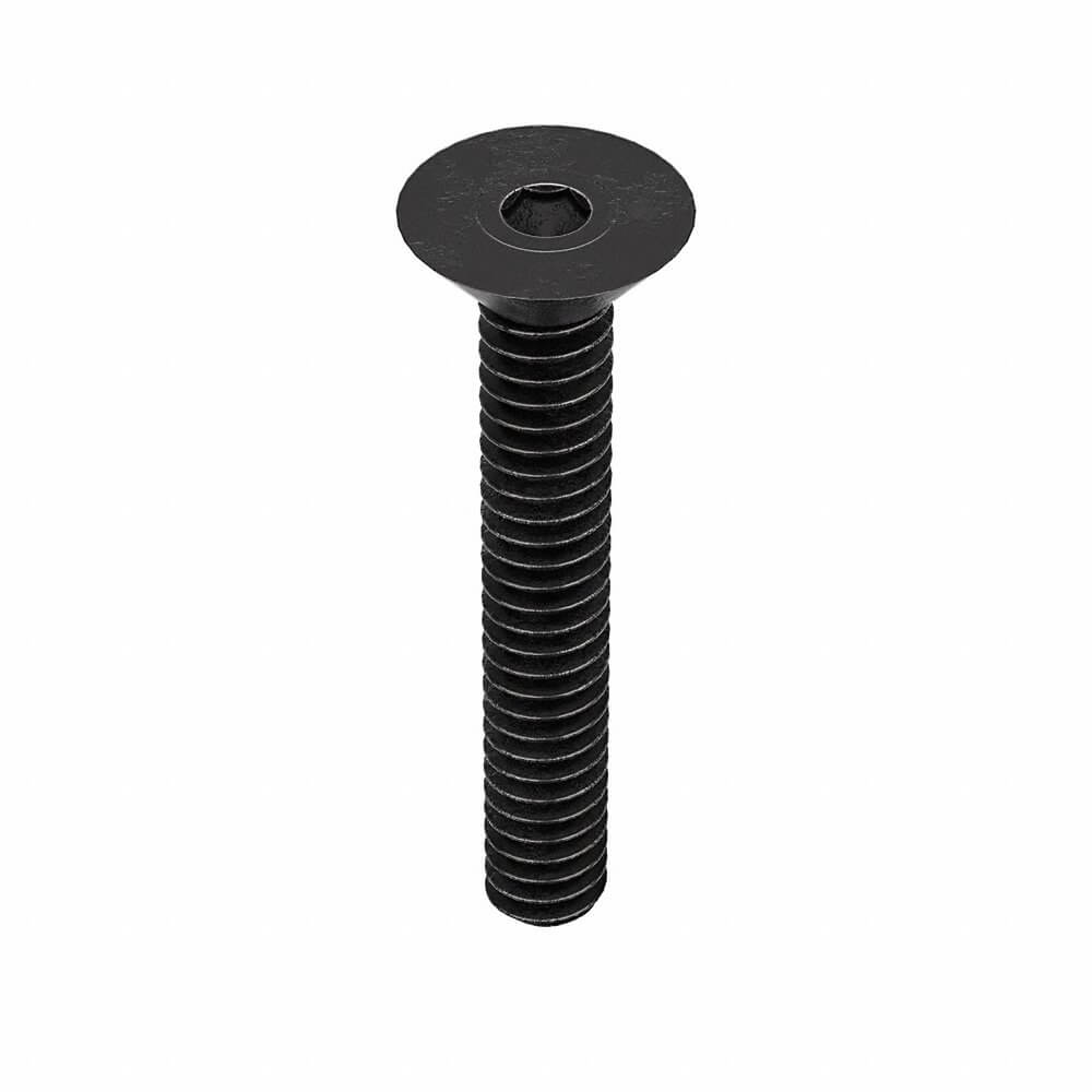 KERR LAKESIDE 10C125KFC Socket Cap Screw, Flat, 10-24 Thread Size, 1-1/4 Inch Length, 100Pk | AE4QUJ 5MJR4