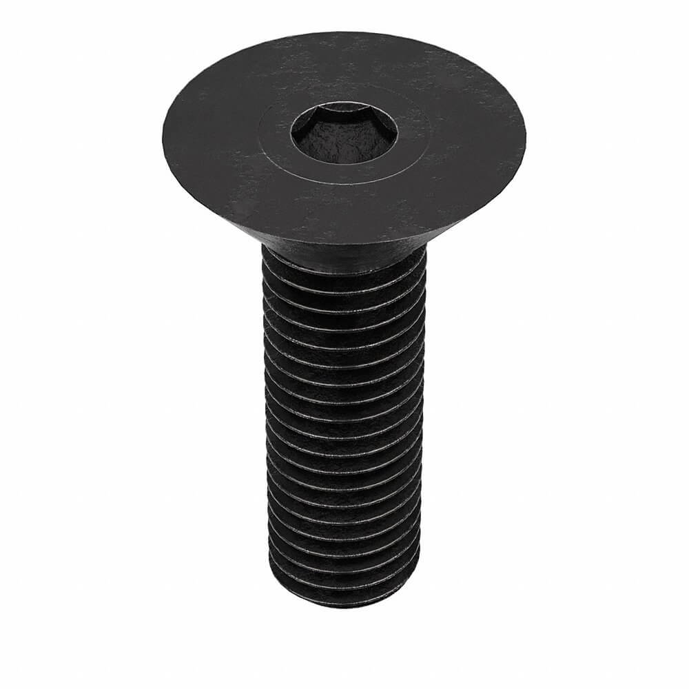 KERR LAKESIDE 25F62KFC Socket Cap Screw, Flat, 1/4-28 Thread Size, 5/8 Inch Length, 100Pk | AE4QVA 5MJT9